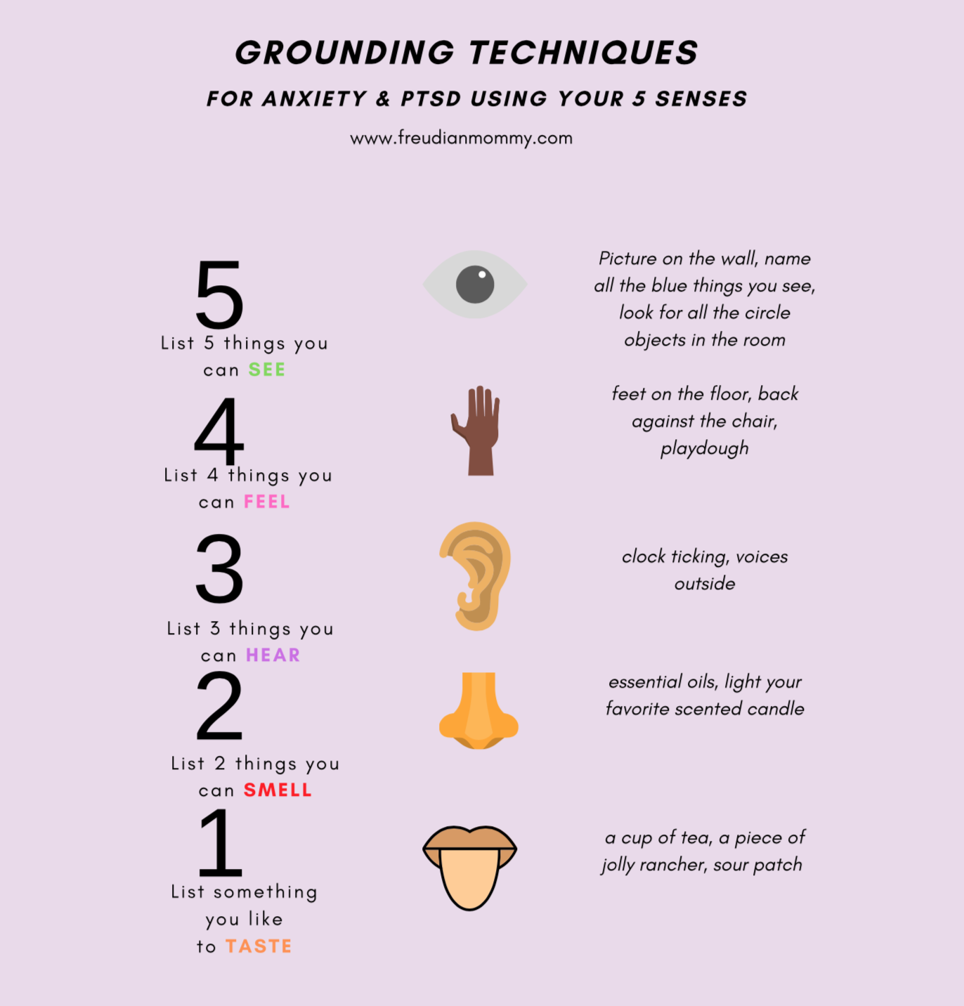 Grounding Techniques for Anxiety and PTSD