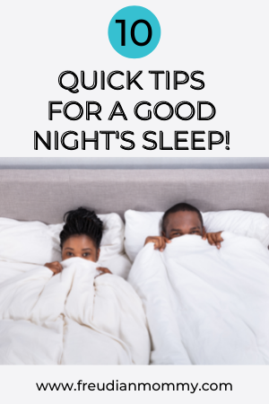 tips for a good night's rest