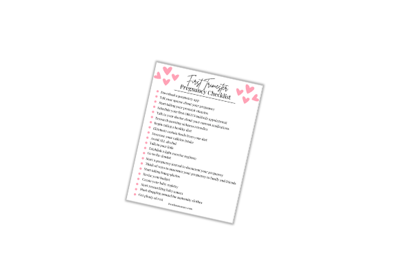 pregnancy checklist pdf