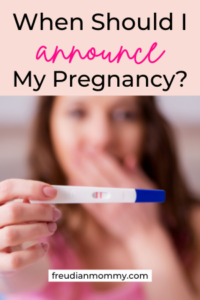 The right time to announce your pregnancy