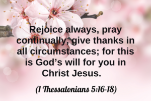 thankfulness Bible verses
