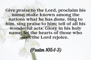 praising God verses