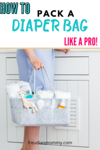 packing a diaper bag