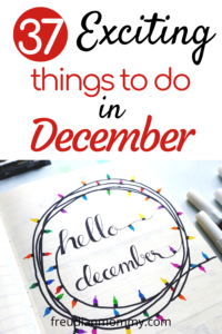 December checklist