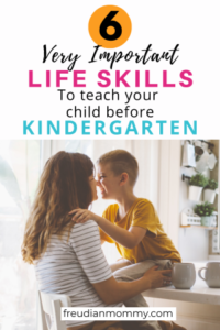 life skills for kindergartners